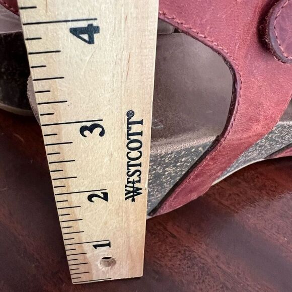 Dansko Savannah Cork Wedge Sandals. Size 40 (9.5/10). Good Condition. - Picture 9 of 12